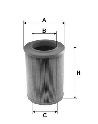 OPEN PARTS eaf358120 -  Воздушный фильтр